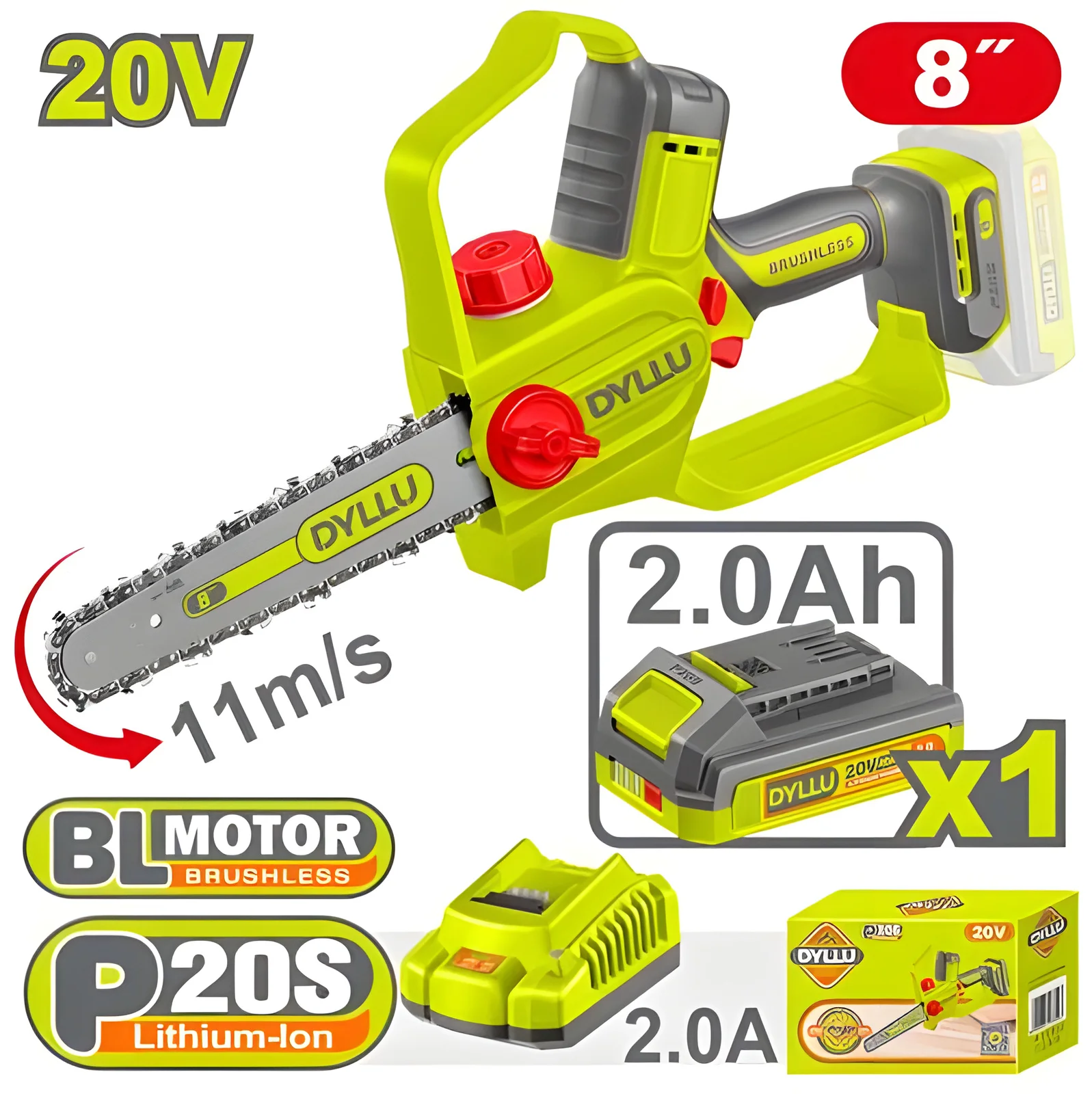 Cordless pruner saw