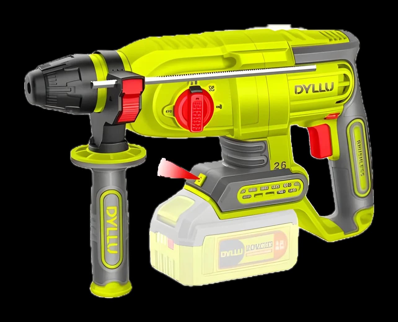 Cordless rotary hammer