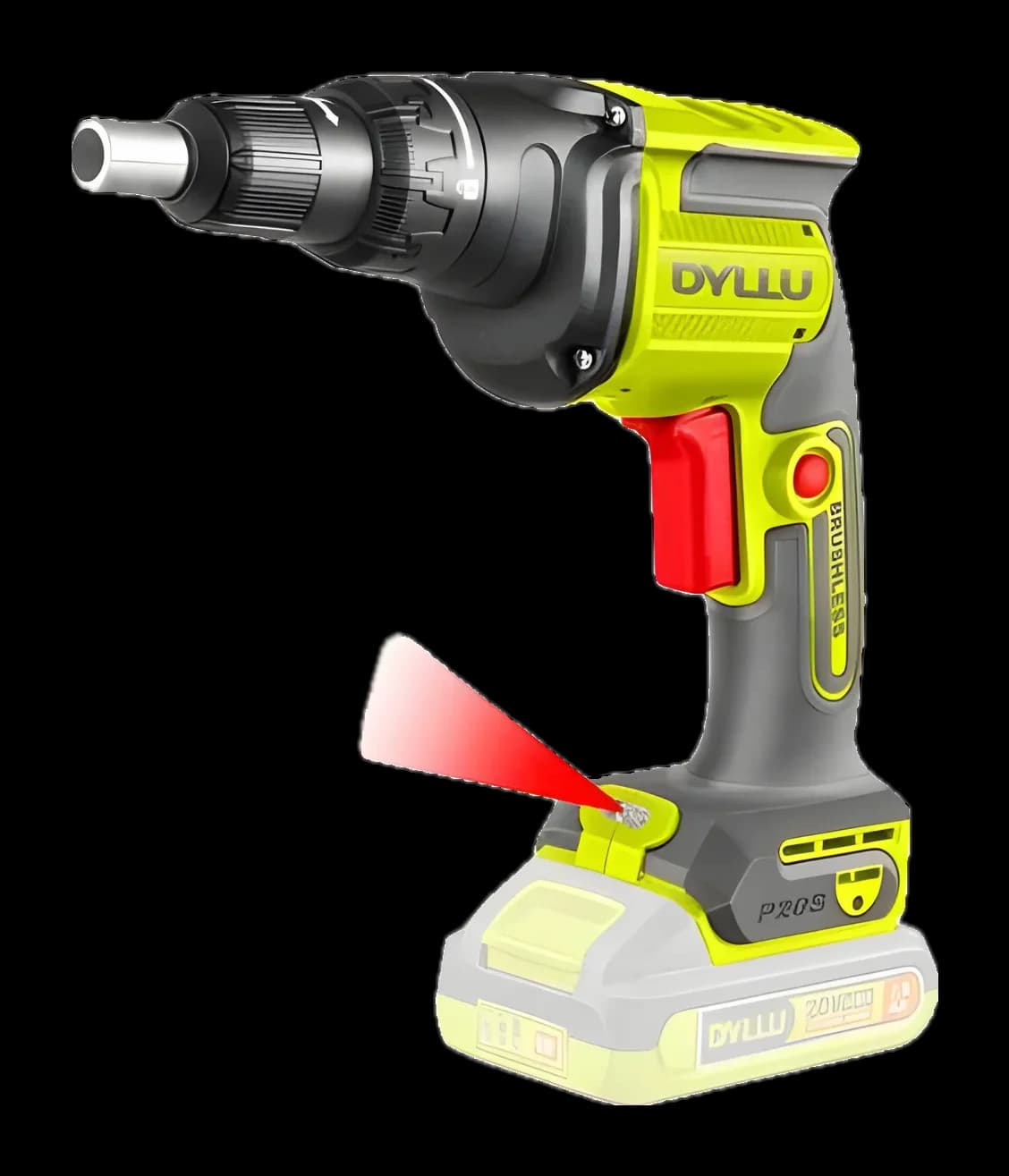 Cordless drywall screwdriver