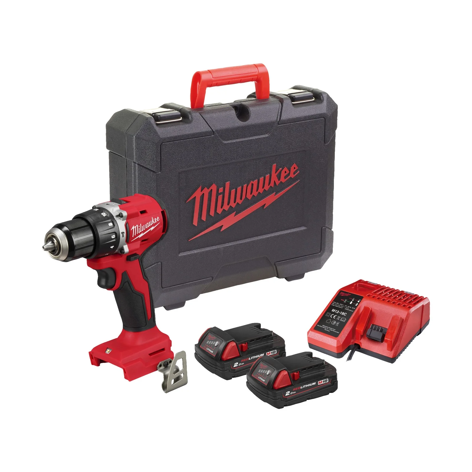 M18BLPDRC-202C COMPACT HAMMER DRILL IN2